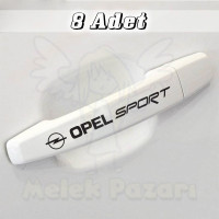 Autocollant de poignée de porte et de roue Opel Sport. Autocollant de voiture