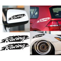 Pegatinas de coche de carreras, 2 pegatinas para coche