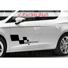 Autocollant de voiture Seat Sport pour porte latérale Autocollant de voiture Seat Sport pour porte latérale