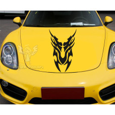 Tribal Bonnet Car Sticker, Decal