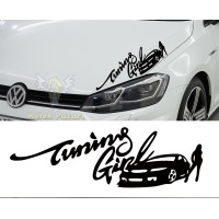 Tuning Girl Car Sticker
