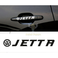 Autocollants de poignée de porte, de jante et de voiture pour Volkswagen Jetta. 9 pièces