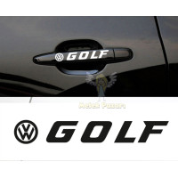 Volkswagen Golf Door Handle, Wheel, Car Sticker Volkswagen Golf Door Handle, Wheel, Car Sticker