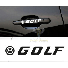 Volkswagen Golf Door Handle, Wheel, Car Sticker Volkswagen Golf Door Handle, Wheel, Car Sticker