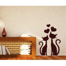 Loving Cats Wall Sticker