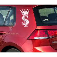 Dollar Sign Car Sticker