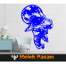 Astronaut Space Wall Sticker