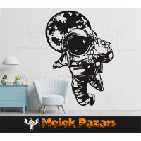 Astronaut Space Wall Sticker