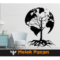 Autocollant mural Tree World Autocollant mural Tree World