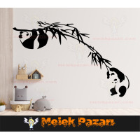 Playing Pandas Children’s Bedroom Wall Sticker