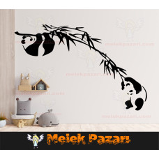 Playing Pandas Children’s Bedroom Wall Sticker Playing Pandas Children’s Bedroom Wall Sticker