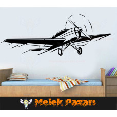 Single-Propeller Aeroplane Wall Sticker Single-Propeller Aeroplane Wall Sticker
