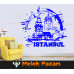 Istanbul, Galata-Turm und Jungfrauenturm – Wandaufkleber
