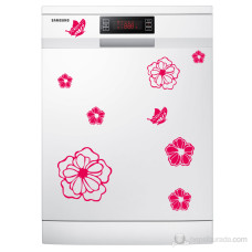 Flowers and Butterflies: White Goods, Bathroom Stickers