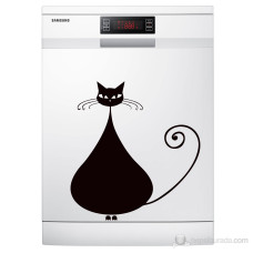 Cat Household Appliances Sticker
