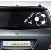 Footballer Wall Sticker, Personalised