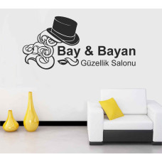 Hairdresser’s Decoration Wall Stickers for Men and Women Hairdresser’s Decoration Wall Stickers for Men and Women