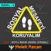 Let’s Maintain Social Distancing – Floor Sticker