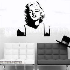 Marilyn Monroe Wall Sticker Marilyn Monroe Wall Sticker