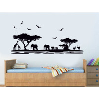 Autocollant mural paysage naturel africain Autocollant mural paysage naturel africain
