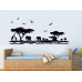 African Nature Scenery Wall Sticker