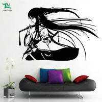 Female Samurai Wall Sticker