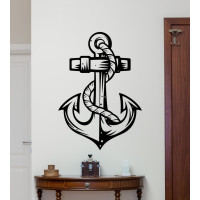 Adesivo murale ancora di nave