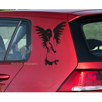 Angel Girl Car Sticker