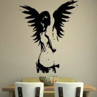 Angel Girl Wall Sticker Angel Girl Wall Sticker