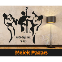 Sticker mural Groupe de jazz