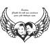 Winged Heart Custom-designed Wall Sticker