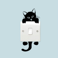 Cat Socket Stickers (Set of 4) Cat Socket Stickers (Set of 4)
