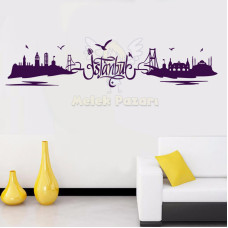 Istanbul Skyline Wall Sticker