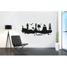 Izmir City Skyline Wall Sticker
