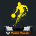 Tribal Basketball Player Sports Wall Sticker