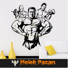Bodybuilding Gym Wall Sticker Bodybuilding Gym Wall Sticker