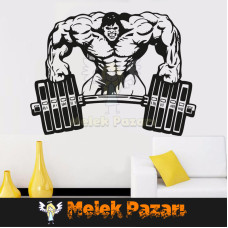 Bodybuilding and Weightlifting Gym Wall Sticker Bodybuilding and Weightlifting Gym Wall Sticker