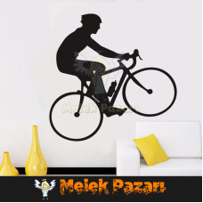 Cyclist Gym Wall Sticker Cyclist Gym Wall Sticker