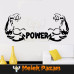 Power Gym-Wandaufkleber