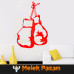Boxing Gloves Gym Wall Sticker