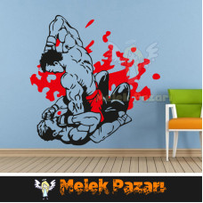 Fighting, Gym Wall Sticker Fighting, Gym Wall Sticker
