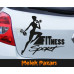 Pegatina de fitness y deporte