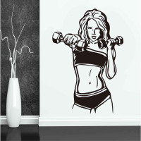 Gym, Fitness Wall Sticker Gym, Fitness Wall Sticker