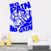 No Pain No Gain  Fitness, Gym Wall Sticker