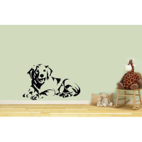 Golden Dog Wall Sticker