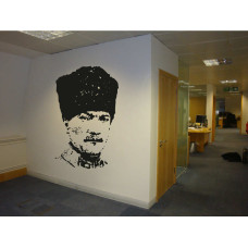 Atatürk in a Kalpak Wall Sticker