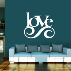 Love and the Infinity Symbol: White Goods, Wall Stickers