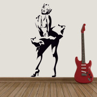 Marilyn-Monroe-Wandaufkleber Marilyn-Monroe-Wandaufkleber