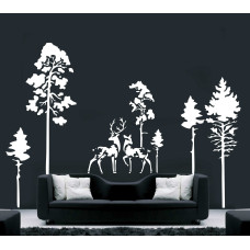'Deer Hiding in the Forest' Wall Sticker 'Deer Hiding in the Forest' Wall Sticker