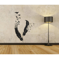 Birds Flying Away Wall Sticker